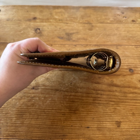 Filofax Malden Ochre Brown Personal Binder Planner Upgraded 30mm Rings in Gold - Picture 14 of 17